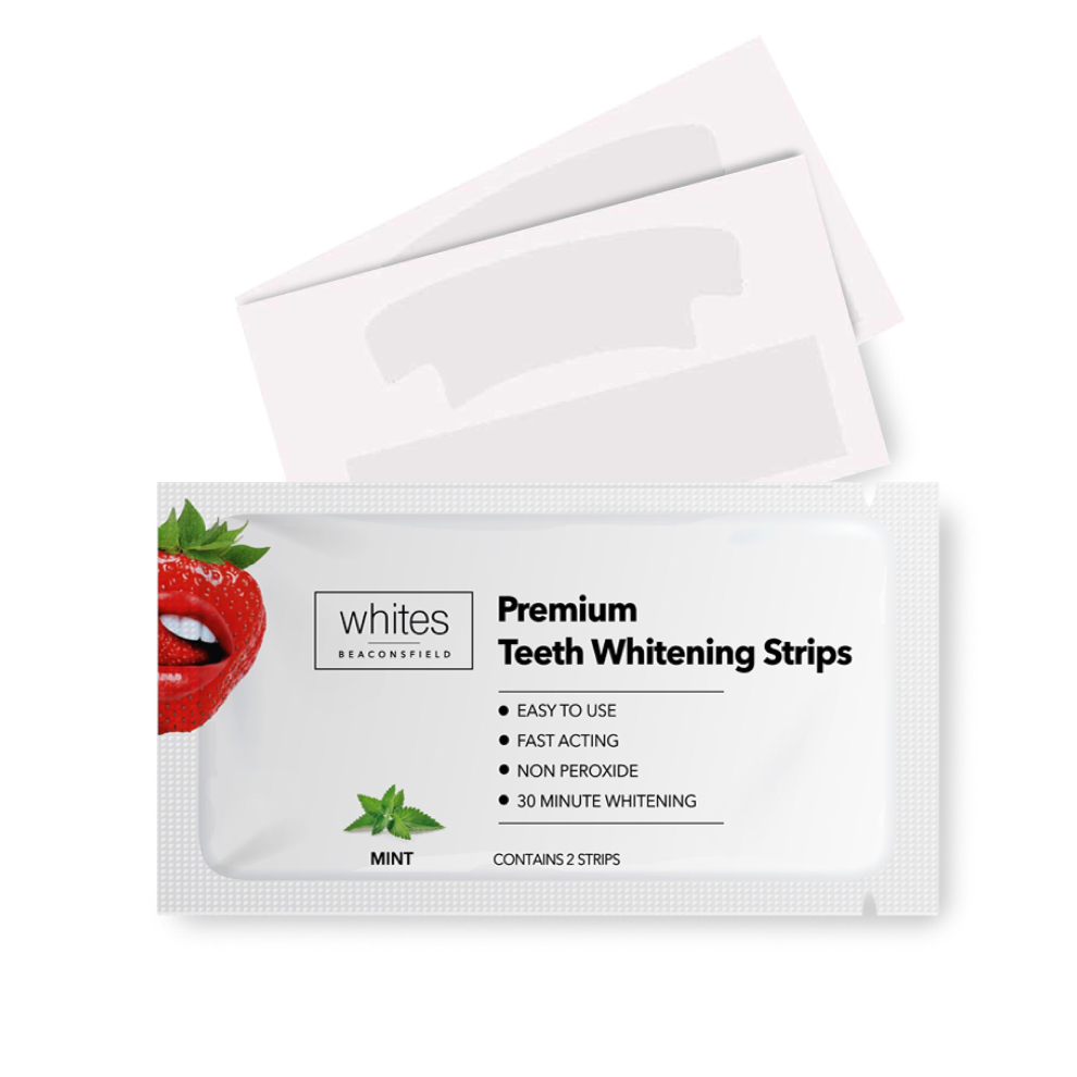 Whites Beaconsfield Teeth Whitening Strips (14 pcs) - Peroxide Free