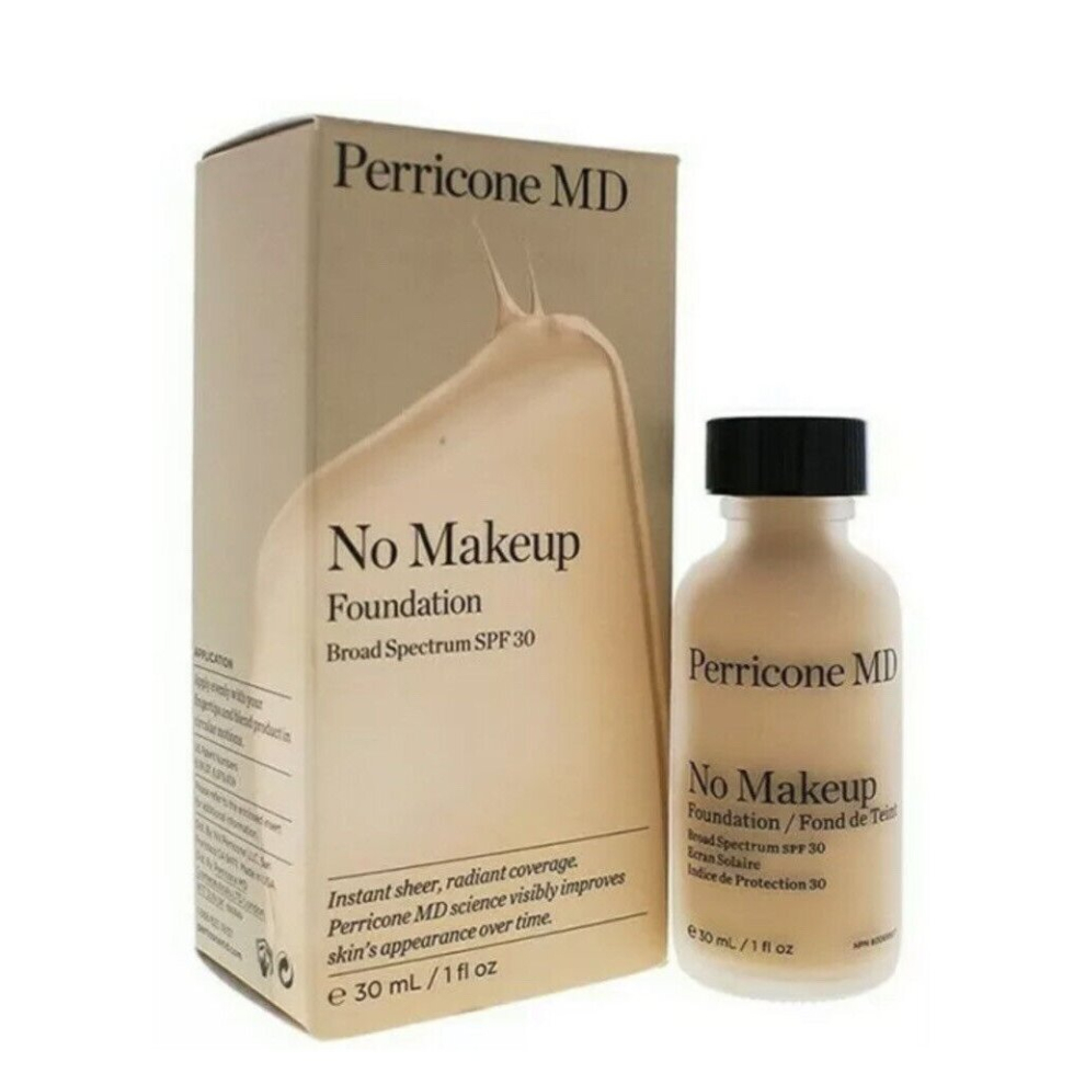 Perricone MD No Makeup  Foundation SPF 30 (NO. 2 Light to Mediu) 30ml no box