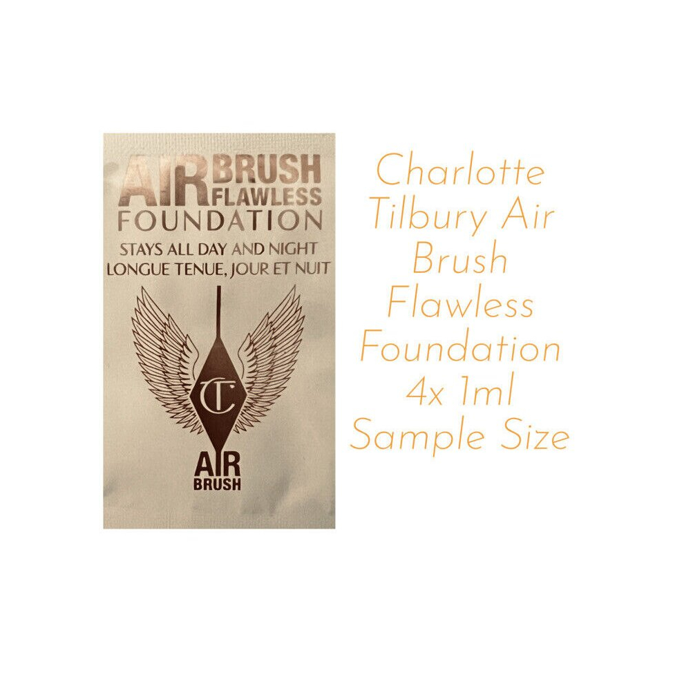 Charlotte Tilbury Airbrush Flawless Foundation Sample Size (4X 1Ml) 8 Cool