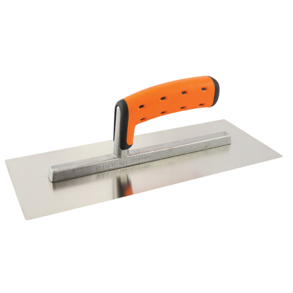 Curved Drywall Trowel 120Mm X 300Mm With Soft Grip Handle 5056517967188