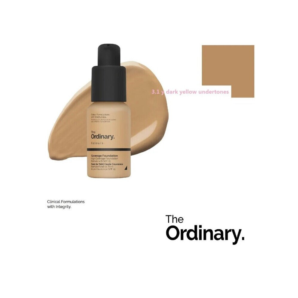 The Ordinary Foundation Serum Full Coverage Foundation SPF 15 30ml Shade 3.1Y