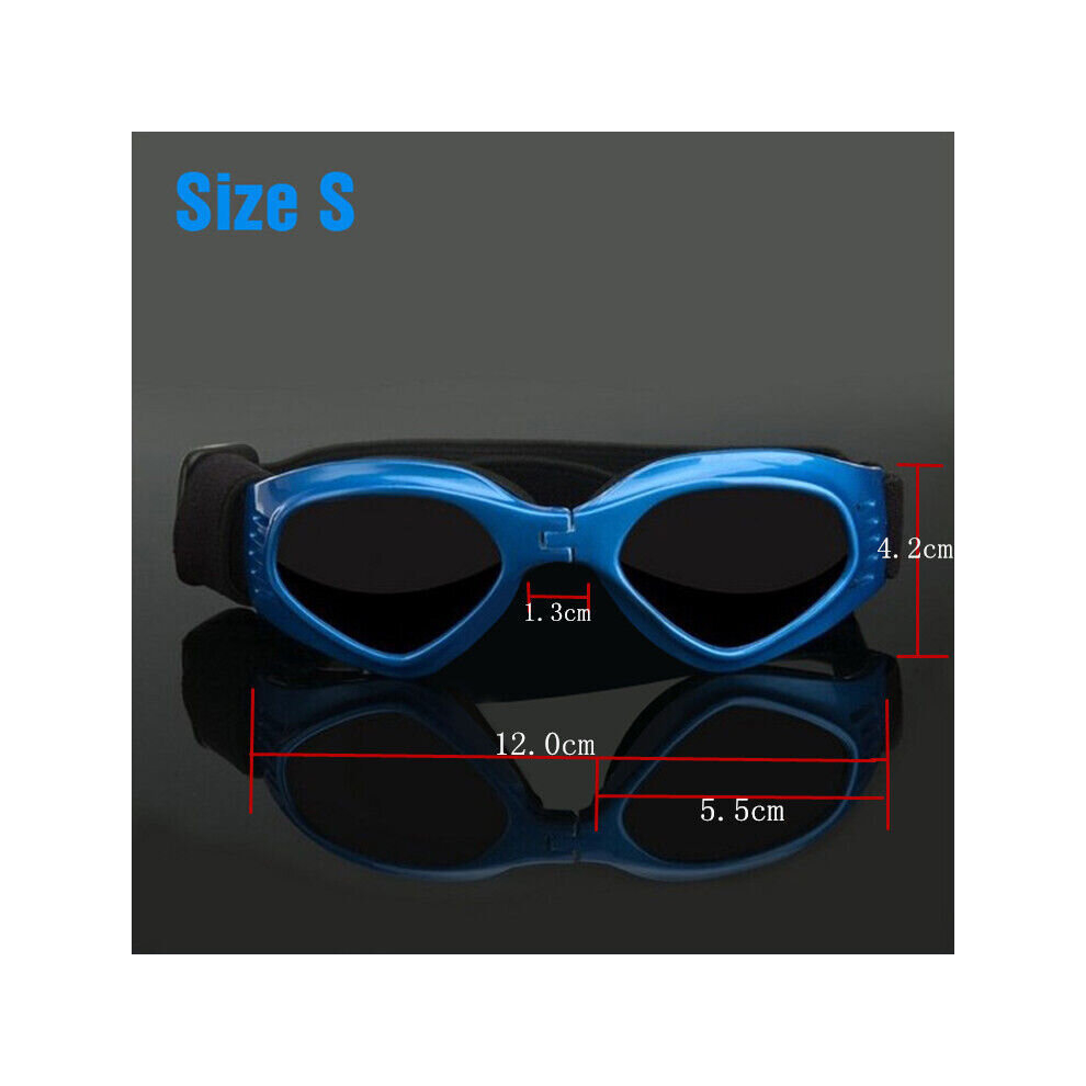 (Yellow, S) Extra Small Dog Sunglasses Dog Goggles for Puppy Pet UV Protection for Chihuahua