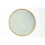 Large Gold Framed Round Geometric Wall Mirror 1