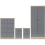 Seconique Nevada 2 Door 1 Drawer Wardrobe Bedroom Set Grey Gloss 2