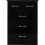 Seconique Nevada 3+2 Drawer Chest in Black Gloss Finish 3