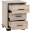 Seconique Oliver 3 Drawer Bedside Light Oak Effect 11