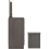 Seconique Nevada 4 Drawer Dressing Table Set Black Wood Effect with Stool and Mirror 5