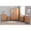 Seconique Leon 3 Drawer Chest Medium Oak Effect Metal Legs 18