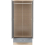 Seconique Nevada 2 Door 1 Drawer Wardrobe Bedroom Set Grey Gloss 4