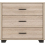 Seconique Oliver 3 Drawer Chest Light Oak Effect 10