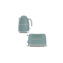 Smeg Bundle Set KLF03 Kettle & TSF01 2 Slice Toaster - Emerald Green