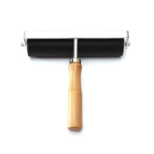 Heavy Duty 6\" 150mm Rubber Lino Print Roller Wooden Handle Printing Craft Art R3