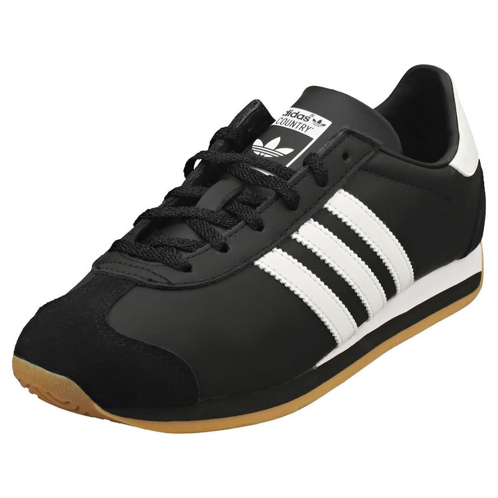 (8) adidas Country Og Mens Casual Trainers in Black White