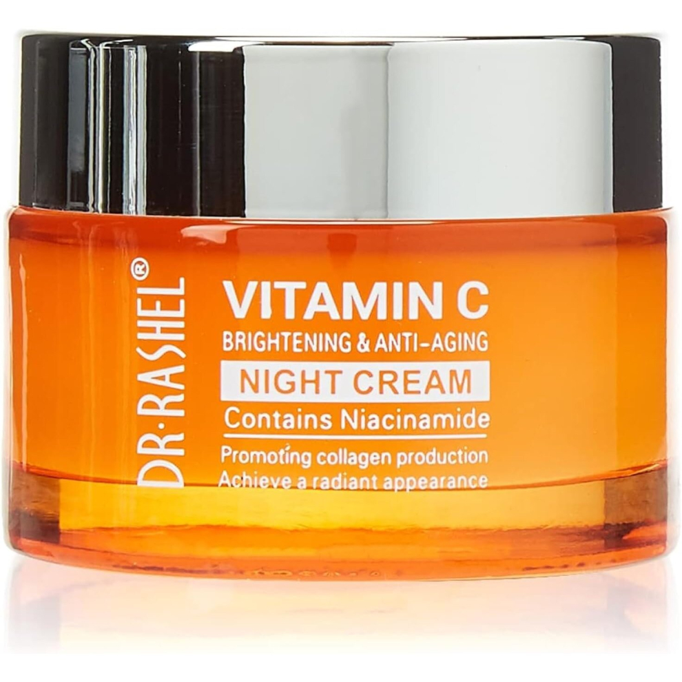 Dr. Rashel Vitamin C Brightening & Anti-Aging Night Cream, White - 50G