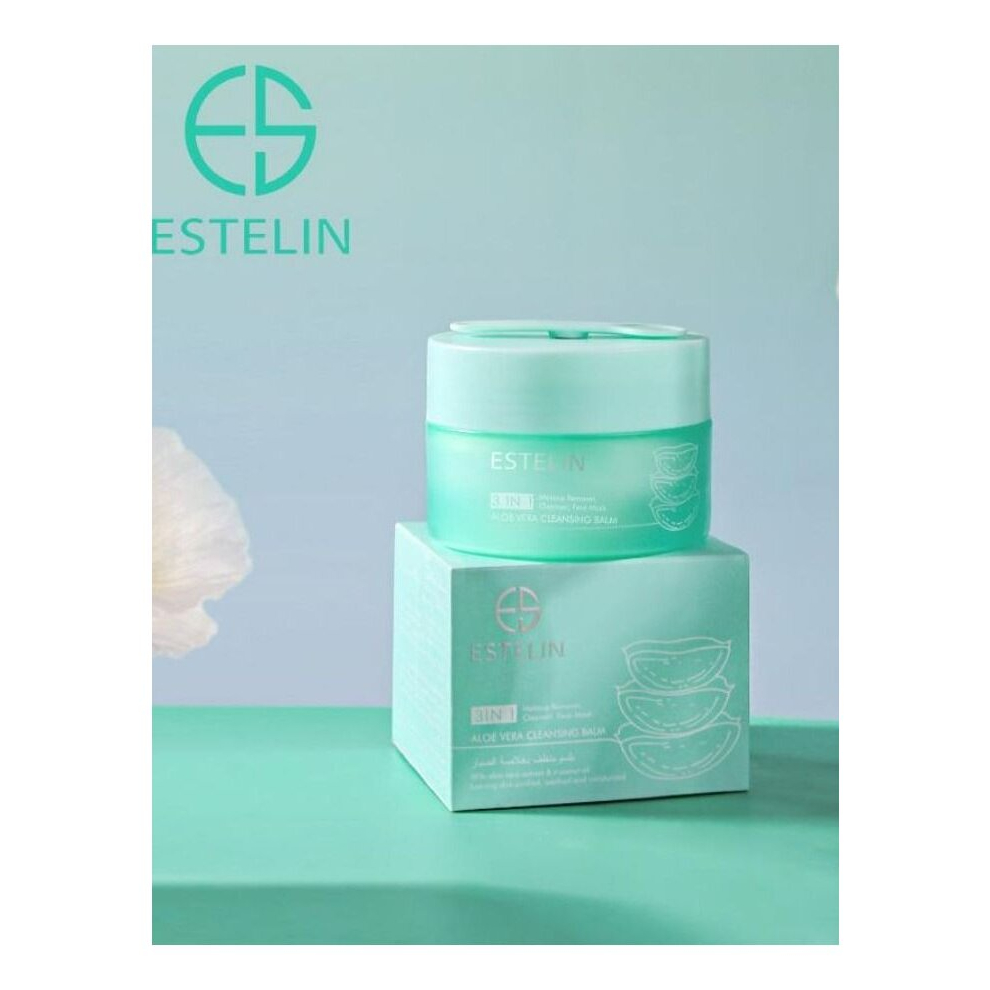 Estelin 3 In 1 Aloe Vera Soothing & Moisturizing Cleansing Balm 100 g