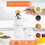 GEEPAS (White) Geepas Coffee Machine & Coffee Grinder Combo Set 6