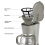 GEEPAS (Grey & Black) Geepas Coffee Machine & Coffee Grinder Combo Set 4
