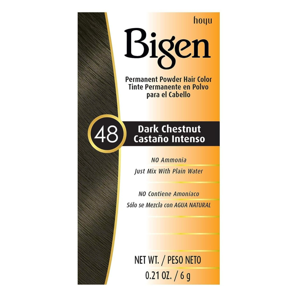 Bigen Powder Hair Color #48 Dark Chestnut 0.21oz