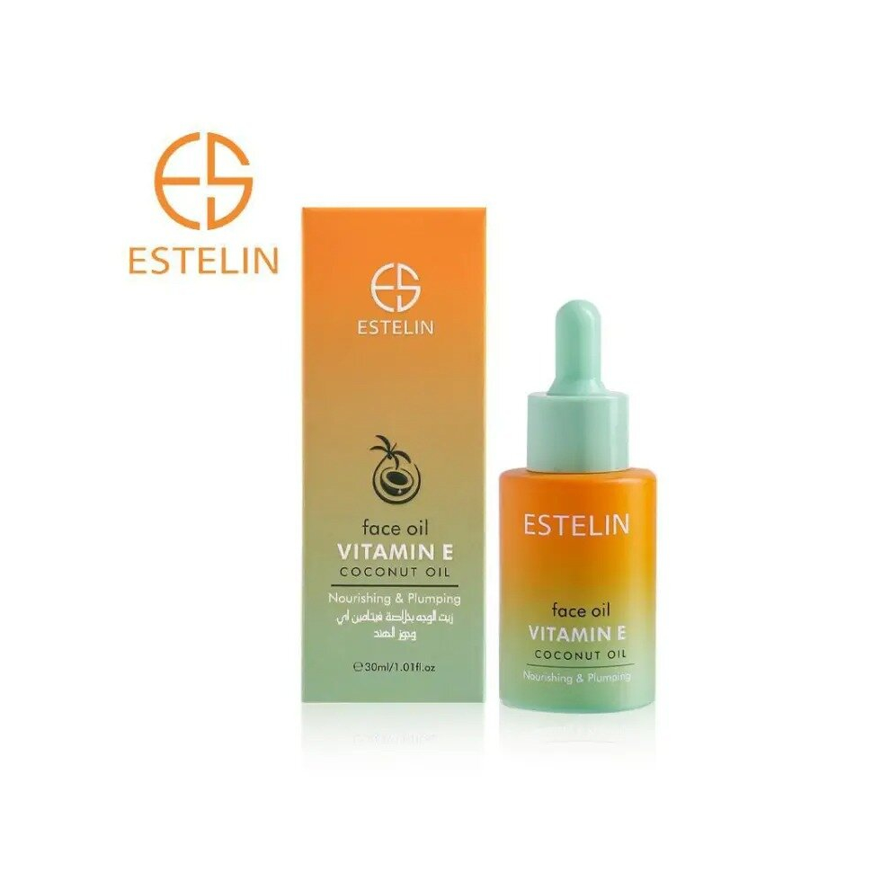 Estelin Vitamin E & Coconut Oil Nourishing & Plumping Face Oil 30ml