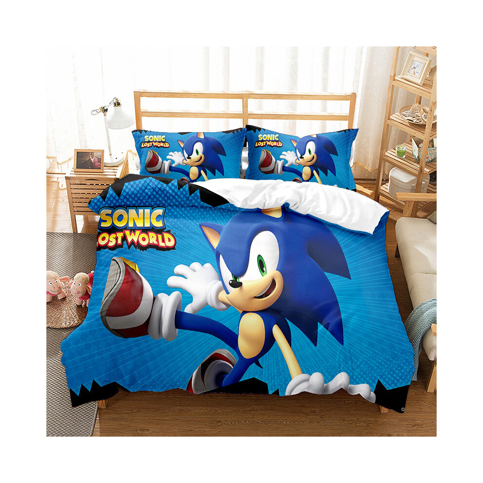 (3, King(220x240cm)) sonic Bedding Single Double King Duvet Cover UK