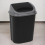 URBN Living (25L) Plastic Swing Top Waste Bin Can Dustbin Black & Grey Home Office Kitchen 2