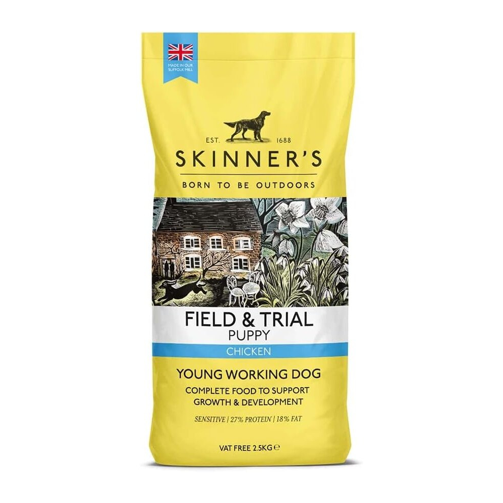 Skinner's Field Trial Complete Dry Wheat Gluten Free Puppy Food 2.5kg