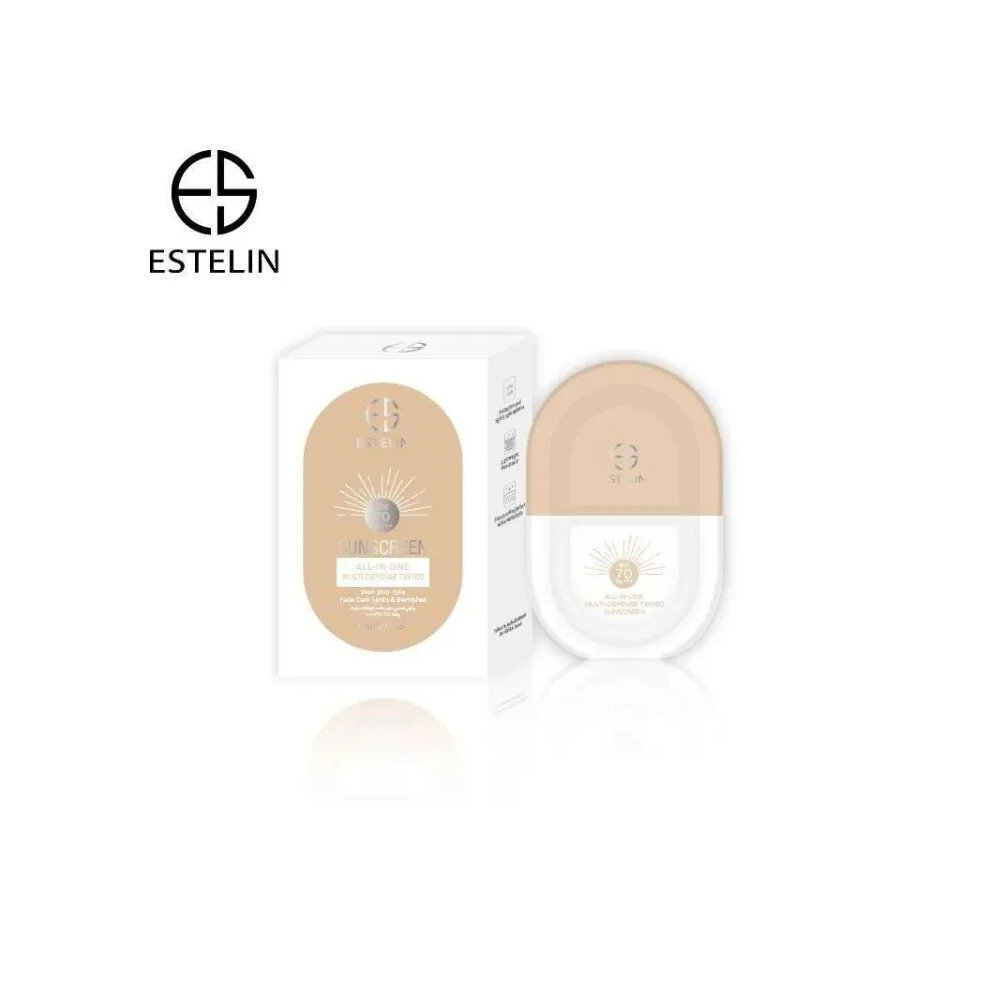 Estelin Sunscreen All-In-One Multi-Defense Tinted SPF 70 PA+++ 50g