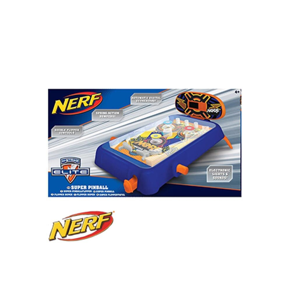 NERF STRIKE ELITE ELECTRONIC TABLE TOP SUPER PINBALL GAME MACHINE