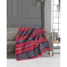 Country Club Red Plaid Luxury Blanket 150 x 200cm