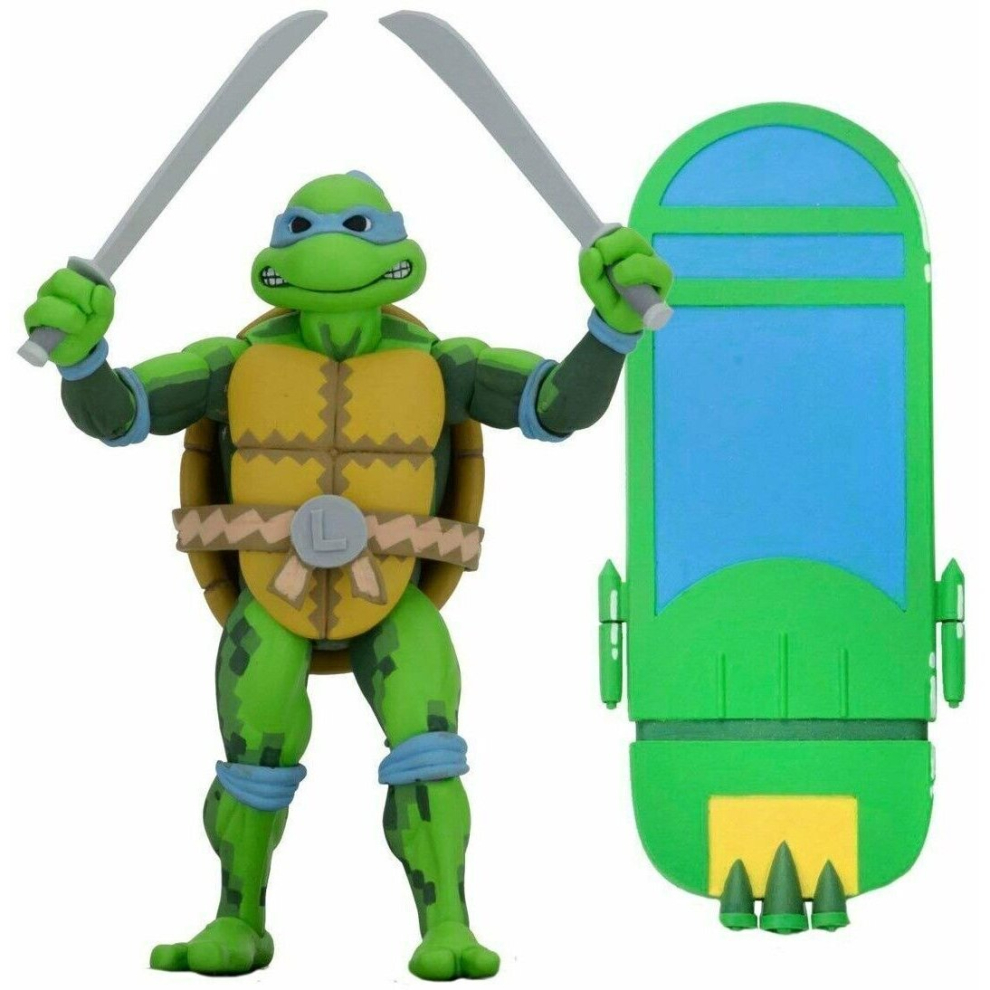 Neca Teenage Mutant Ninja Turtles Turtles In Time 7" Leonardo Figure