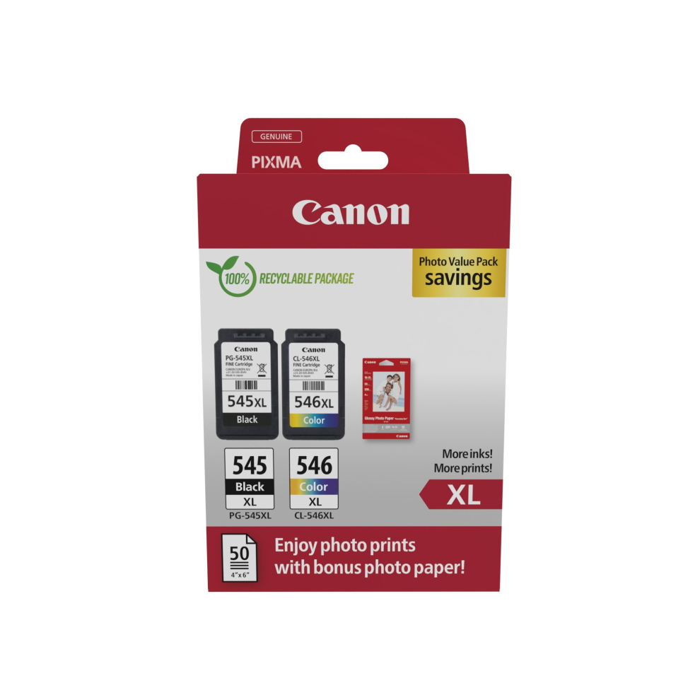 Canon Pg-545Xl/Cl-546Xl Photo Value