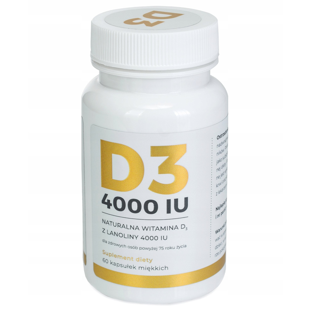 VISANTO Vitamin D3 from natural lanolin 4000 IU 60x capsules JERZY ZIEBA