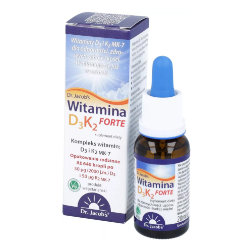 Dr. Jacob's Vitamin D3 + K2 FORTE 20 ml in Tropfenform 2