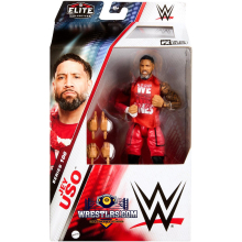 Mattel WWE Elite Action Figure & Zubehör, Serie #106 Jey USO 6 Zoll Sammlerstück mit 25 Gelenkpunkten