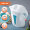 GEEPAS (White) Geepas Electric Kettle & 4 Slice Bread Toaster Set 8