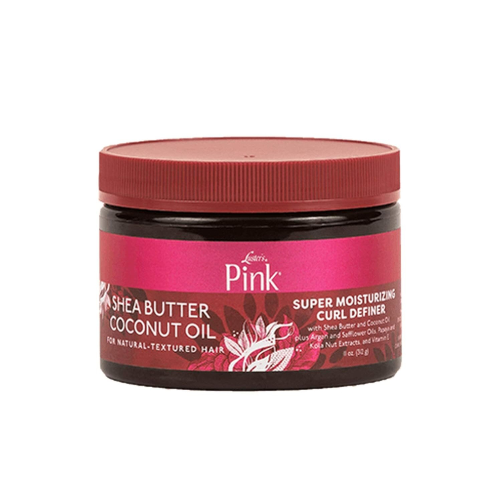 Lusters Pink Shea Butter Coconut Oil Moisturizing Curl Definer 11Oz