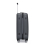 (Grey) 3Pcs 19+24+28 Inch ABS Hard Shell Suitcase Set With Spinner 4 Wheels 6
