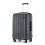 (Grey) 3Pcs 19+24+28 Inch ABS Hard Shell Suitcase Set With Spinner 4 Wheels 3