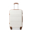 12+20 inch Cream Color ABS 4 Wheel Suitcase Set With Vanity Case 11