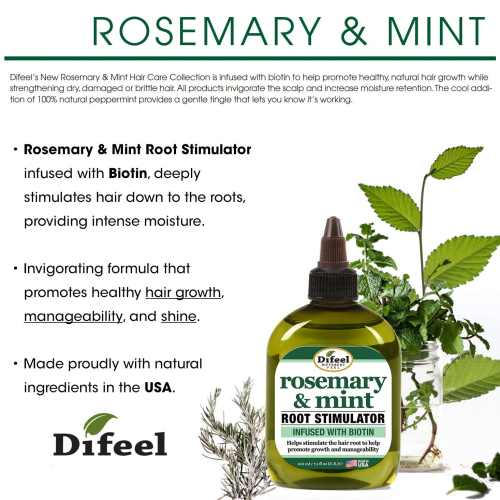 Difeel Rosemary and Mint Root Stimulator with Biotin 2.5 oz 1