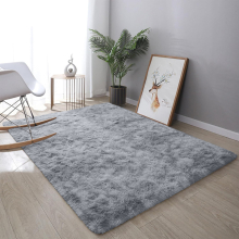 (120cm x 170cm (4ft x 5ft 6")- Small Area Rug Carpet ) Grey Shaggy Rugs Large Soft Pile Living Room Rug
