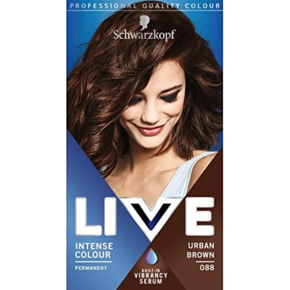 Schwarzkopf Live Intense Colour Brown Hair Urban Brown 088