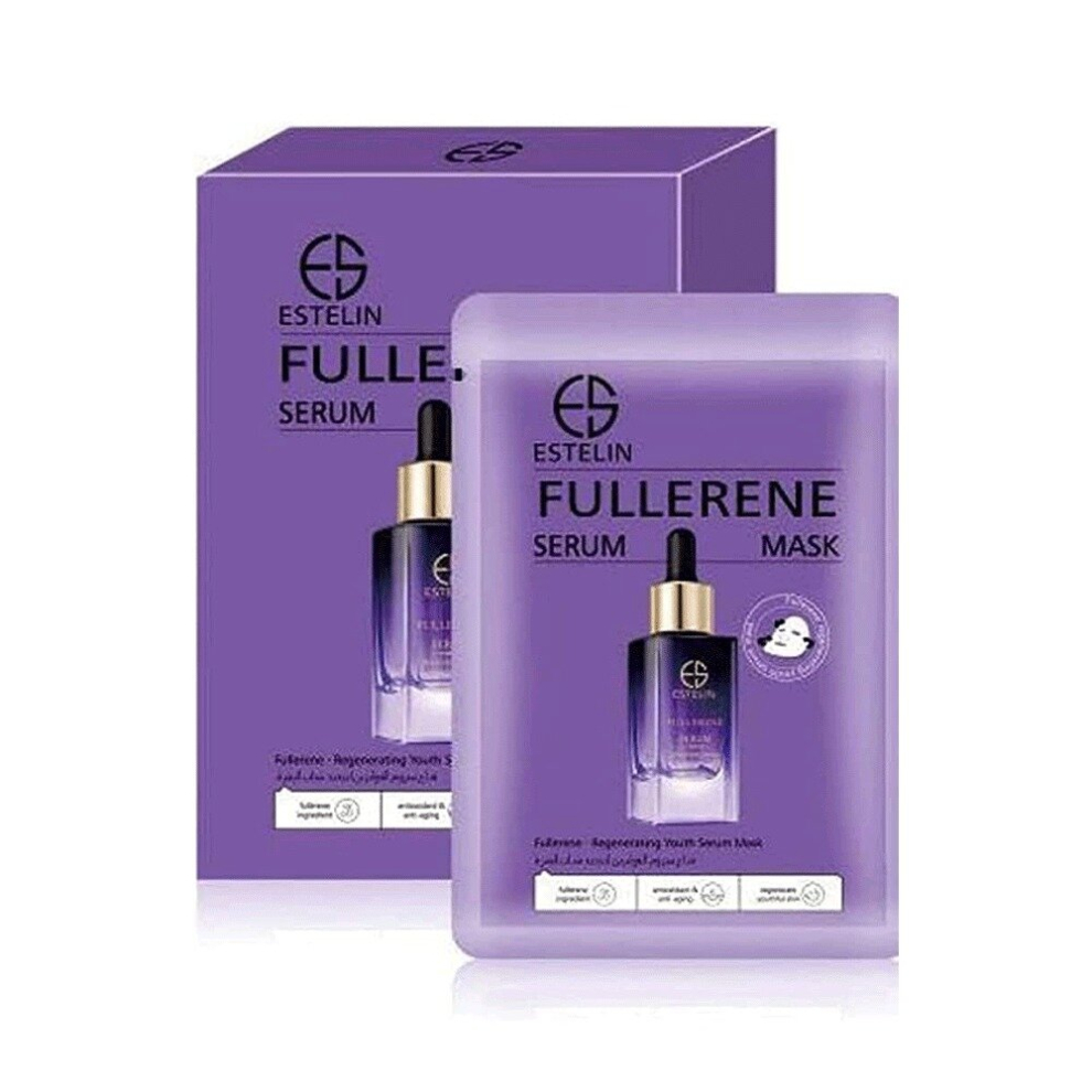 Estelin Fullerene Regenerating Youth Serum Mask Sheets 10Pcs