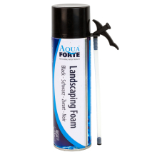AquaForte Expanding Landscaping Foam - Black 500ml