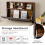 Casart Single Platform Bed Frame Upholstered Slat Bed W/ Storage Headboard 5