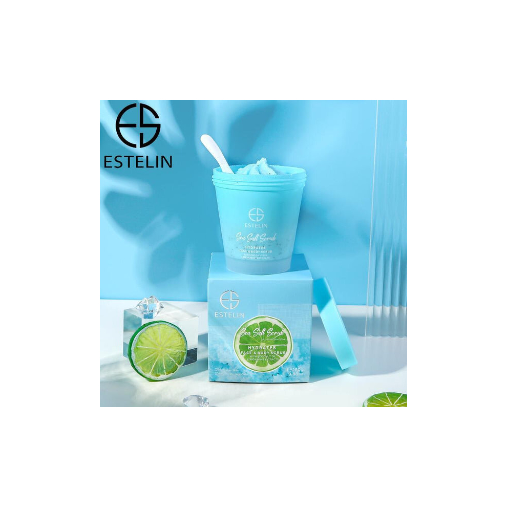 Estelin Sea Salt Scrub Hydrates Face & Body Scrub 280g