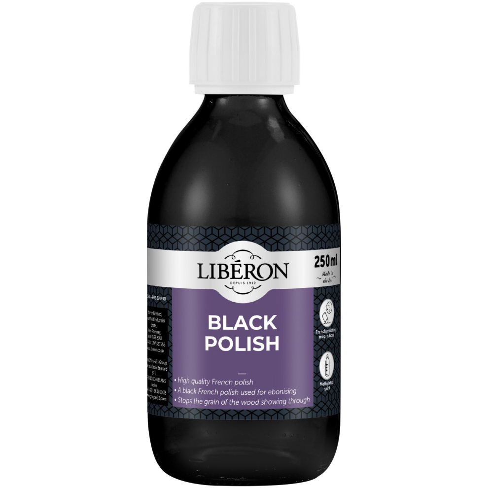 Liberon 014662 Black Polish 250ml