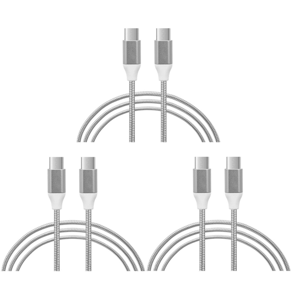 Fx Gold Braided Usb-C To Usb-C Data Cable - 3X 1M