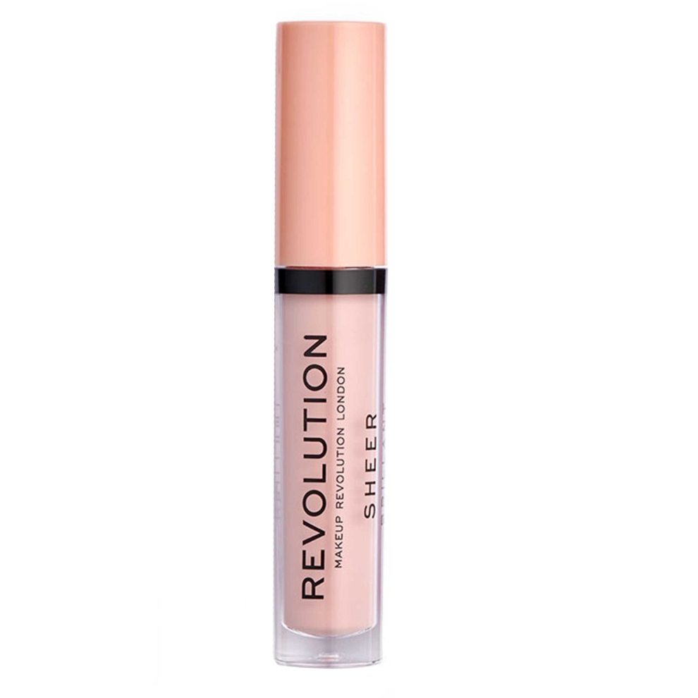 Revolution Beauty Lip Gloss Sheer Brilliant Raw #136