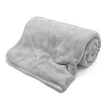 (200 x 240cm, Silver) Kampala Hill Mink Blanket Faux Fur Throw Soft Winter Warmer Throwover for Bed and Sofa